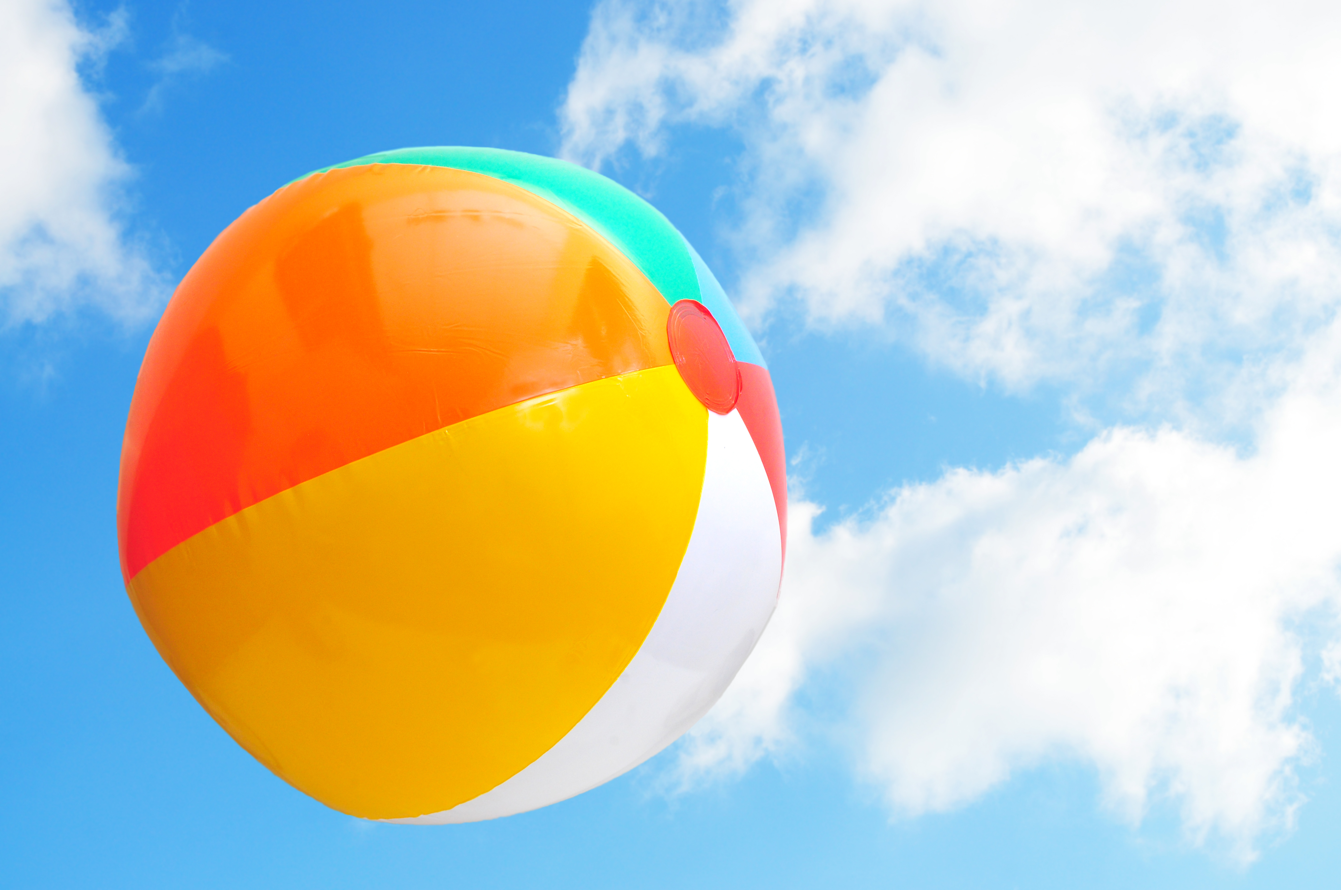 a beach ball